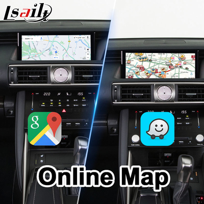 Lsailt Android Carplay Interface สําหรับ Lexus IS200T IS300H IS350 IS300 F Sport AWD IS XE30 2017-2020