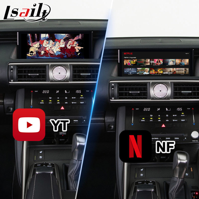 Lsailt Android Carplay Interface สําหรับ Lexus IS200T IS300H IS350 IS300 F Sport AWD IS XE30 2017-2020