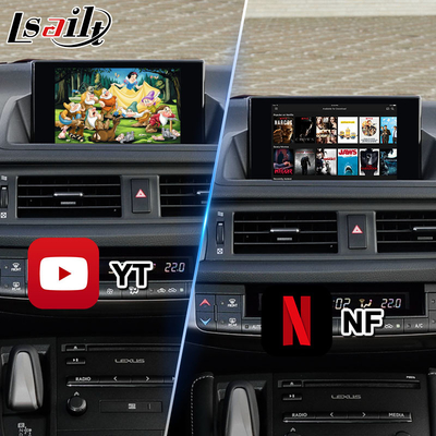 Lsailt Android Video Interface สําหรับ Lexus CT200h CT F Sport การควบคุมหนู 2014-2017