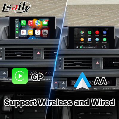 Lsailt Android Video Interface สําหรับ Lexus CT200h CT F Sport การควบคุมหนู 2014-2017