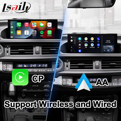 อินเตอร์เฟซวีดีโอสําหรับการนําทางในระบบ Lsailt Android สําหรับ Lexus CT 200h FSport 2017-2022