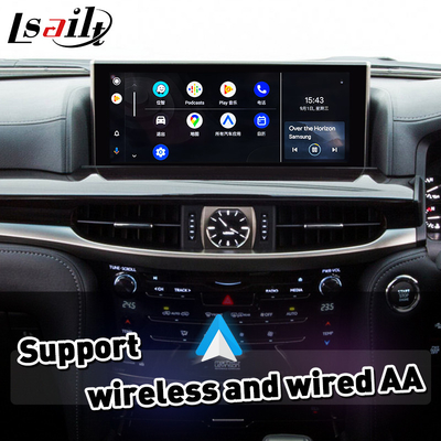 CP AA แอนดรอยด์ ออโต้ คาร์เพลย์ อินเตอร์เฟซสําหรับ Lexus LX 450d 570 570s VDJ200 J200 2016-2021