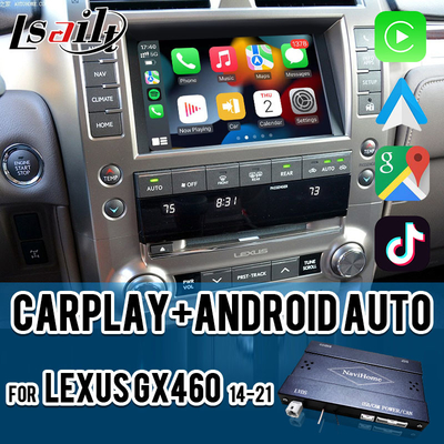 Lexus CarPlay Interface สําหรับ GX460 GX400 2014- พร้อมกับ Wireless Android Auto โดย Lsailt