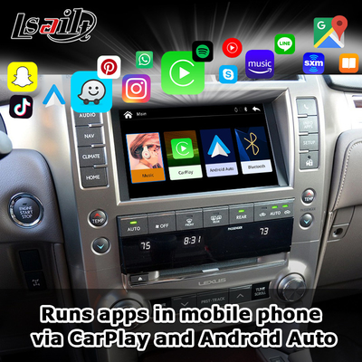 Lexus CarPlay Interface สําหรับ GX460 GX400 2014- พร้อมกับ Wireless Android Auto โดย Lsailt