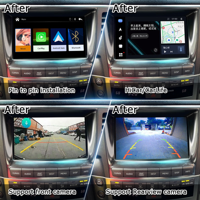 อินเตอร์เฟซ CarPlay แบบไร้สายสําหรับ Lexus LX570 2013-2015 LX460d GX460 GX400 การนําทาง Android Auto Box โดย Lsailt