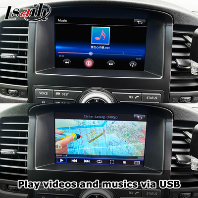 อินเตอร์เฟซ CarPlay แบบไร้สายสําหรับ Nissan Pathfinder R51 Navara D40 2013-2016 Android Auto, CarLife, Mirror Link