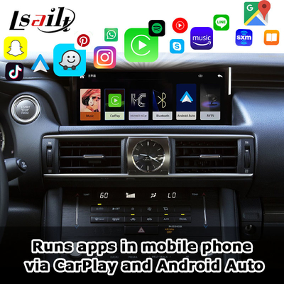 Pin to Pin อินเตอร์เฟซ Apple CarPlay สําหรับ Lexus IS IS250 IS350 IS300 IS200t 2013-2021 แอนดรอยด์ ออโต้ ดีโคเดอร์, สายกระจก