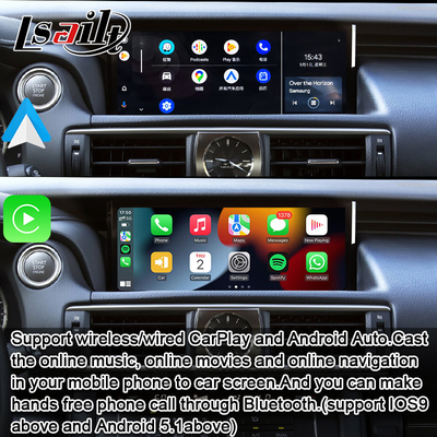 Pin to Pin อินเตอร์เฟซ Apple CarPlay สําหรับ Lexus IS IS250 IS350 IS300 IS200t 2013-2021 แอนดรอยด์ ออโต้ ดีโคเดอร์, สายกระจก