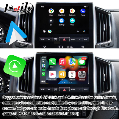 CarPlay แอนดรอยด์ มัลติมีเดีย อินเตอร์เฟซวีดีโอกับ YouTube, NetFlix, YouTube, Google Map สําหรับ Land Cruiser LC200