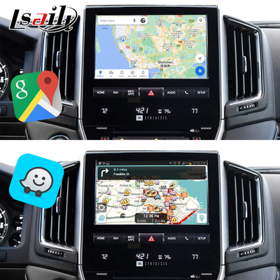 CarPlay แอนดรอยด์ มัลติมีเดีย อินเตอร์เฟซวีดีโอกับ YouTube, NetFlix, YouTube, Google Map สําหรับ Land Cruiser LC200