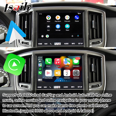 Lsailt CarPlay Android มัลติมีเดีย อินเตอร์เฟซวีดีโอสําหรับ Toyota Crown ไม่มีการติดตั้งความเสียหาย