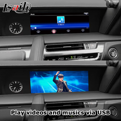 อินเตอร์เฟซ CarPlay แบบไร้สาย Android Auto GPS Navigation สําหรับ Lexus LC500h 2017-ปัจจุบัน NX LX LS GS โดย Lsailt