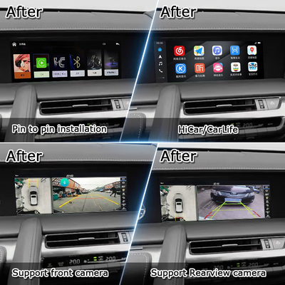 อินเตอร์เฟซ CarPlay แบบไร้สาย Android Auto GPS Navigation สําหรับ Lexus LC500h 2017-ปัจจุบัน NX LX LS GS โดย Lsailt
