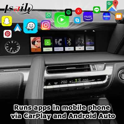 อินเตอร์เฟซ CarPlay แบบไร้สาย หน้าจอ OEM ที่บูรณาการสําหรับ Lexus LX570 LX460d 2016-2021 อินเตอร์เฟสวีดีโออัตโนมัติ Android