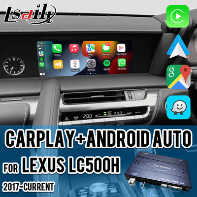 อินเตอร์เฟซ CarPlay แบบไร้สาย หน้าจอ OEM ที่บูรณาการสําหรับ Lexus LX570 LX460d 2016-2021 อินเตอร์เฟสวีดีโออัตโนมัติ Android
