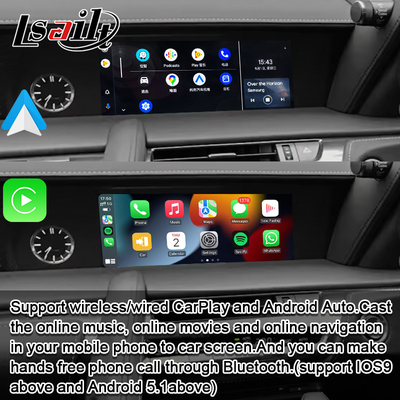 อินเตอร์เฟซ CarPlay แบบไร้สาย หน้าจอ OEM ที่บูรณาการสําหรับ Lexus LX570 LX460d 2016-2021 อินเตอร์เฟสวีดีโออัตโนมัติ Android