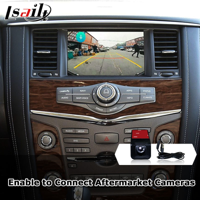 อินเตอร์เฟซ Pin to Pin CarPlay สําหรับ Nissan Patrol Y62, Pathfinder, Armada รวม Android Auto, แผนที่ Google, Waze