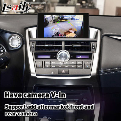 Lsailt / Navihome Android Auto Carplay Interface สําหรับ Lexus NX300h NX200t การควบคุมกระดุม 2014-2017 NX ES RX