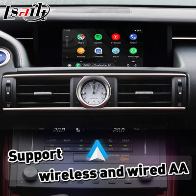 Lsailt อินเทอร์เฟซ Wireless Carplay สำหรับ Lexus RCF RC300 RC200t RC300h RC350 RC Knob Control 2014-2018 IS RX NX