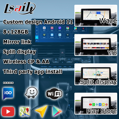 โตโยต้า แลนด์ ครูเซอร์ LC300 อัพเกรด สไตล์โรงงาน อินเตอร์เฟซวีดีโอ Android carplay android auto