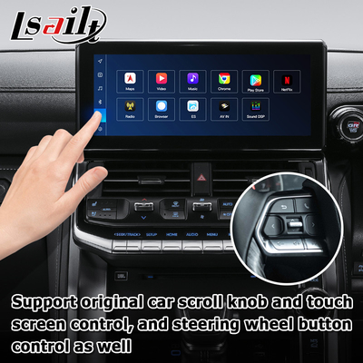 โตโยต้า แลนด์ ครูเซอร์ LC300 อัพเกรด สไตล์โรงงาน อินเตอร์เฟซวีดีโอ Android carplay android auto