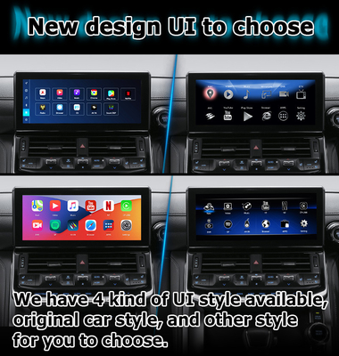 โตโยต้า แลนด์ ครูเซอร์ LC300 อัพเกรด สไตล์โรงงาน อินเตอร์เฟซวีดีโอ Android carplay android auto