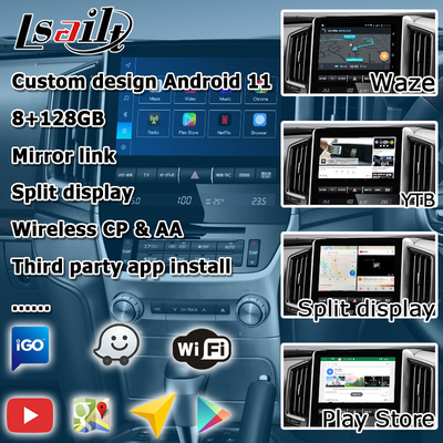 โตโยต้า แลนด์ครูเซอร์ LC200 อินเตอร์เฟซวีดีโอ Android 8+128GB โดย Qualcomm พร้อม Carplay Android auto