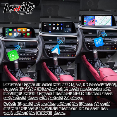 Lexus RX 8+128GB Qualcomm แอนดรอยด์ มัลติมีเดีย อินเตอร์เฟสกล่อง RX350 RX450h RX300 RX200t