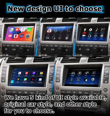 อินเทอร์เฟซวิดีโอ Lexus GX460 Android 13 มัลติมีเดีย Carplay Android Auto