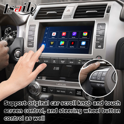 Lexus GX460 แอนดรอยด์ มัลติมีเดีย Carplay แอนดรอยด์ ออโต้ วิดีโอ อินเตอร์เฟซ