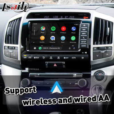 Lsailt Android Multimedia Video Interface สําหรับ Toyota Land Cruiser LC 200 V8 LC200 ปี 2012-2015