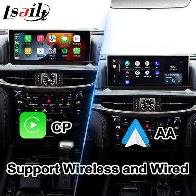 Lsailt แอนดรอยด์ Carplay มัลติมีเดีย วิดีโอ อินเตอร์เฟซ สําหรับ 2016-2021 เล็กซัส LX 570 LX570