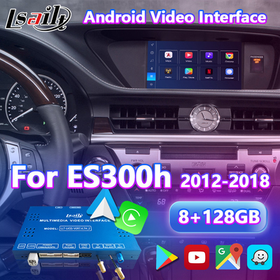 Lsailt CP AA Android Multimedia Interface สําหรับ 2012-2018 เล็กซัส ES250 ES300H ES350 ES200 ES