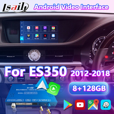 8+128GB Lsailt Android Navigation Video Interface สําหรับ Lexus ES 350 300h 250 200 XV60 การควบคุมหนู 2012-2018