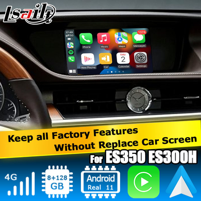 Lexus ES300h ES350 ES250 ES200 อินเตอร์เฟซวีดีโอ Android 8+128GB แหล่งรองรับฐาน Qualcomm carplay แอนดรอยด์ออโต้