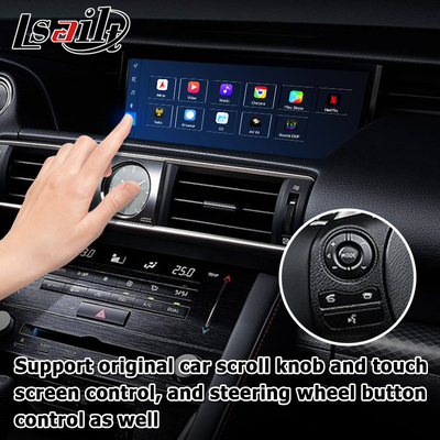 Lexus IS300 IS200t IS350 อินเตอร์เฟซวีดีโอ Android 11 carplay แอนดรอยด์ออโต้บอคซ์ฐานบน Qualcomm