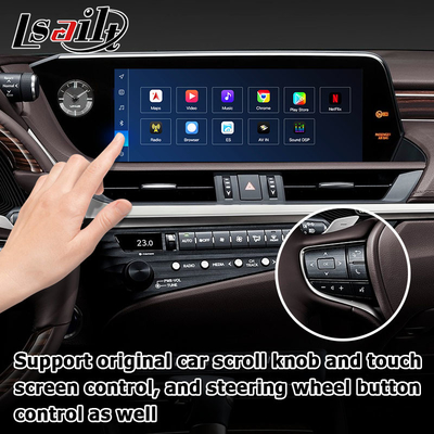 Lexus ES300h ES350 ES250 ES200 อินเทอร์เฟซวิดีโอ Android 13 carplay android auto