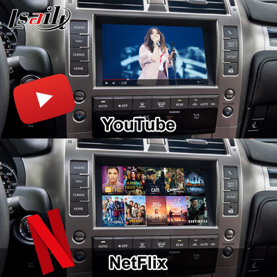 8+128GB แอนดรอยด์ 11 Lexus Video Interface สําหรับ GX460 2014-2021 รวมการเล่น CarPlay แบบไร้สาย, แอนดรอยด์ ออโต้