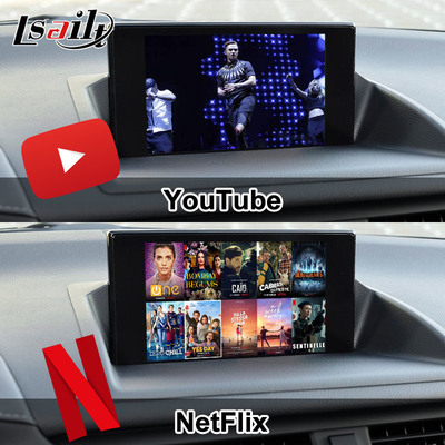 Lsailt Wireless CarPlay Android Video Interface สําหรับ Lexus CT CT200H 2014-2017 การสนับสนุน ดาวน์โหลด APPs, NetFlix, YouTube