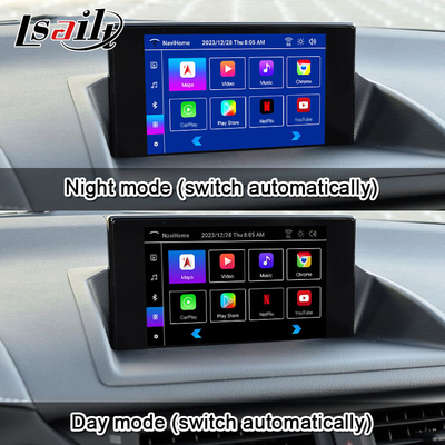Lsailt Wireless CarPlay Android Video Interface สําหรับ Lexus CT CT200H 2014-2017 การสนับสนุน ดาวน์โหลด APPs, NetFlix, YouTube