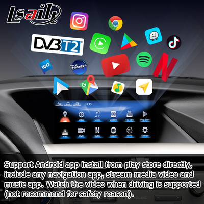 10.25 นิ้ว เล็กซัส แอนดรอยด์ จอ พร้อม Carplay แอนดรอยด์ ออโต้ Lsailt สําหรับ RX350 RX450h