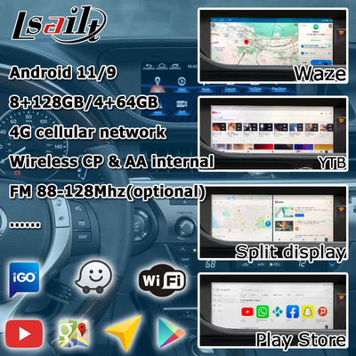 ES300h ES250 ES350 เล็กซัส แอนดรอยด์ อัพเกรดหน้าจอ Carplay แอนดรอยด์ ออโต้ แดช แคม 10.25" Lsailt