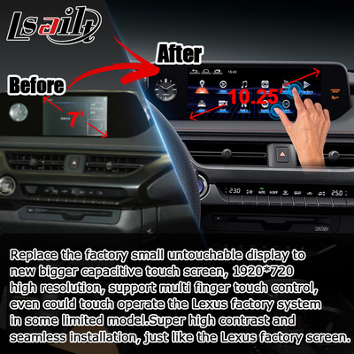 แอนดรอยด์ คาร์เพลย์ เล็กซัส ทัชสกรีนสําหรับ UX200 UX250h DSP ปรับ android auto