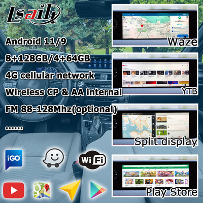 แอนดรอยด์ คาร์เพลย์ เล็กซัส ทัชสกรีนสําหรับ UX200 UX250h DSP ปรับ android auto