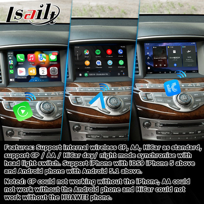 อินฟินิตี้ QX60 GPS แอนดรอยด์ ออโต้ คาร์เพลย์ ระบบนําทาง มัลติมีเดีย อินเตอร์เฟซ แอนดรอยด์ 11 8+128GB