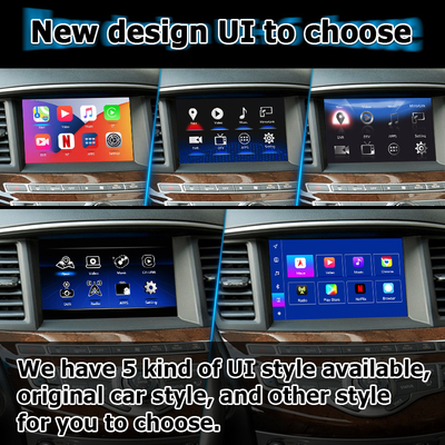 อินฟินิตี้ QX60 GPS Android Auto Carplay ระบบนำทาง อินเทอร์เฟซมัลติมีเดีย Android 13 8+128GB