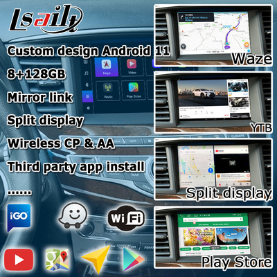 อินฟินิตี้ QX60 GPS แอนดรอยด์ ออโต้ คาร์เพลย์ ระบบนําทาง มัลติมีเดีย อินเตอร์เฟซ แอนดรอยด์ 11 8+128GB