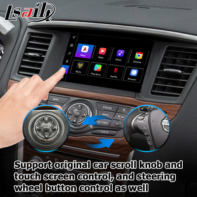 Nissan Pathfinder Andorid 11 Carplay แอนดรอยด์ ออโต้ ระบบการนําทางออนไลน์ การนําทางออนไลน์