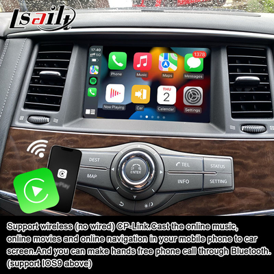 Lsailt Smart Infotainment Module สําหรับ Nissan Patrol 2017-2019 ระบบบูรณาการมัลติมีเดียในรถรวม CarPlay