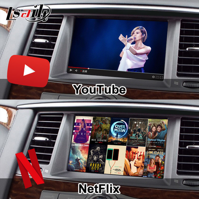 Lsailt Smart Infotainment Module สําหรับ Nissan Patrol 2017-2019 ระบบบูรณาการมัลติมีเดียในรถรวม CarPlay